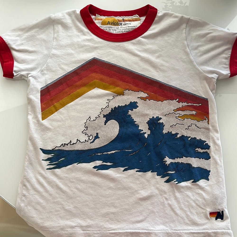 Aviator Nation Kids “Mountain Wave” Tee